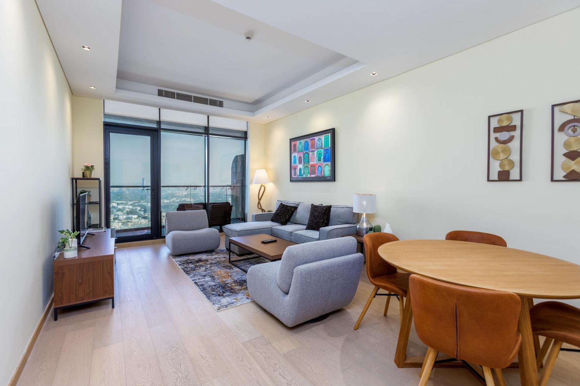 Modern 1Br Apartment, High Floor, Near Dubai Mall 外观 照片
