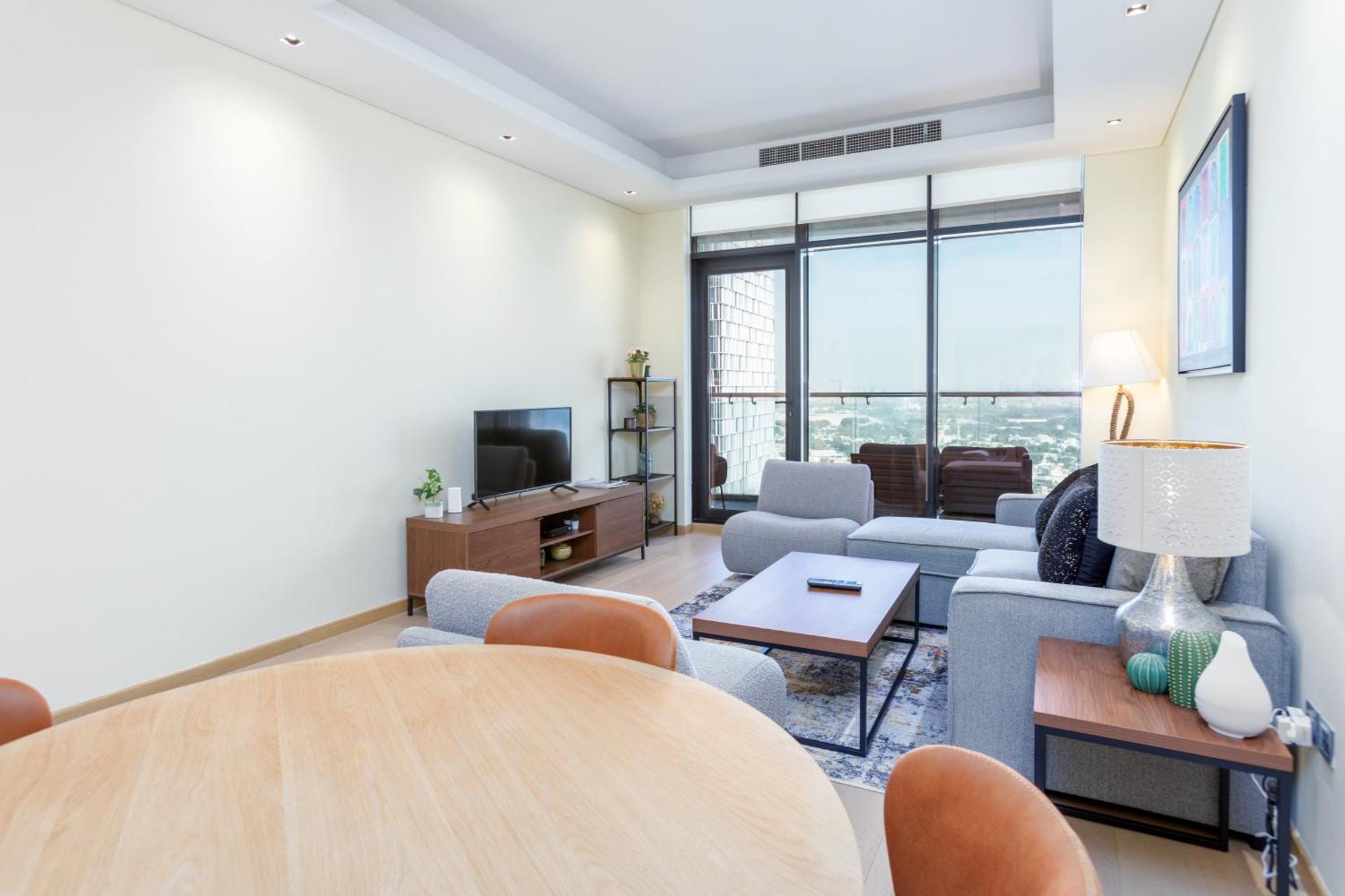 Modern 1Br Apartment, High Floor, Near Dubai Mall 外观 照片