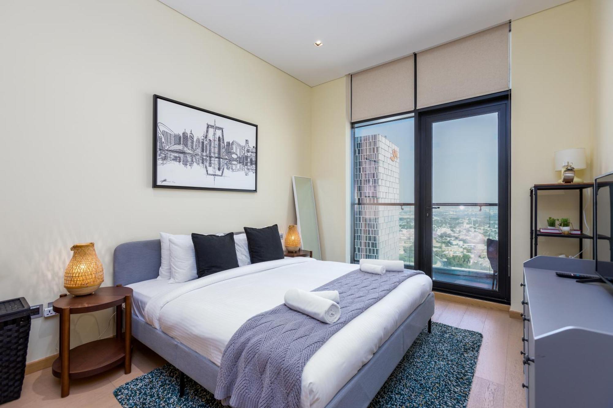 Modern 1Br Apartment, High Floor, Near Dubai Mall 外观 照片