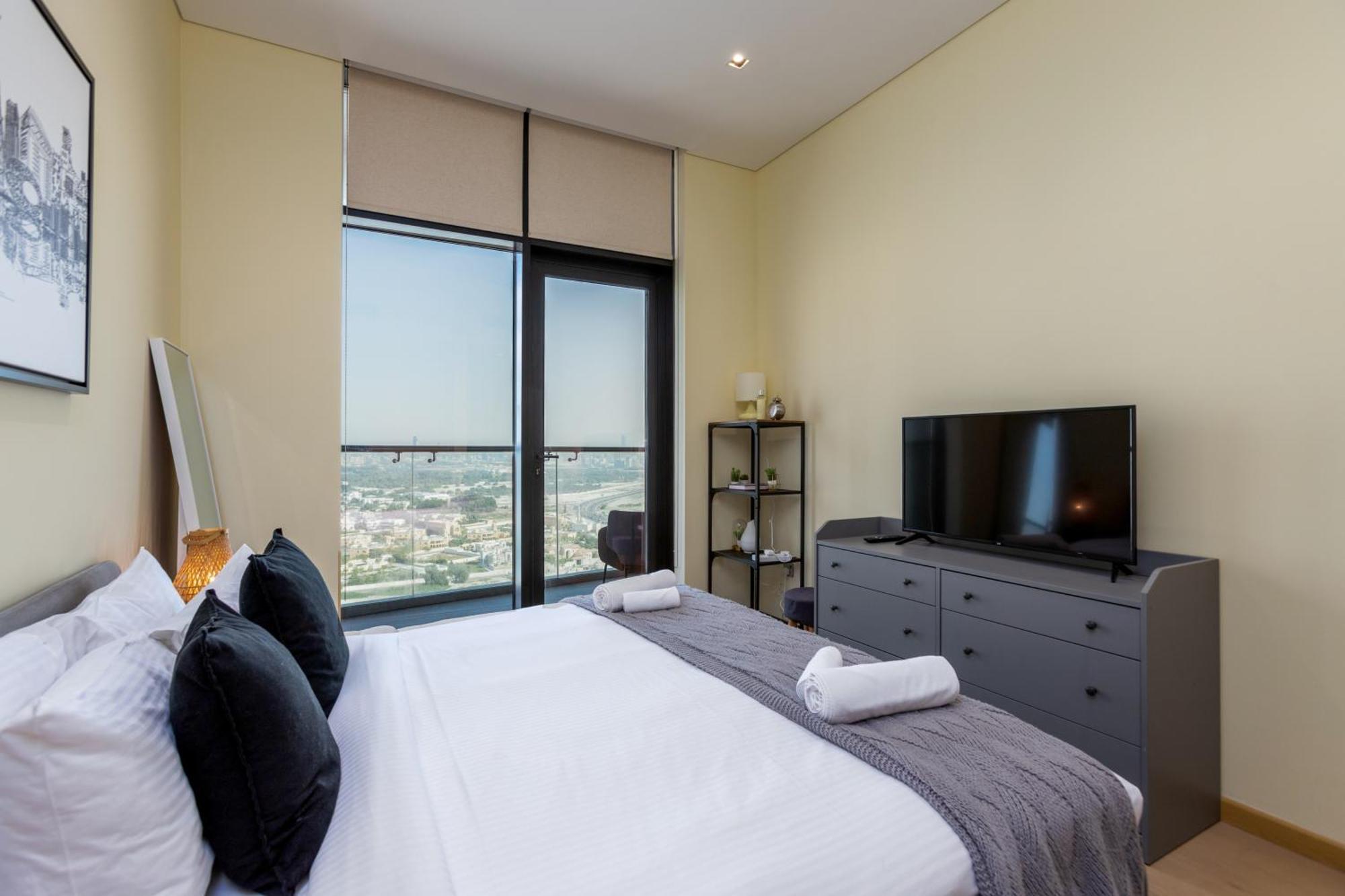 Modern 1Br Apartment, High Floor, Near Dubai Mall 外观 照片