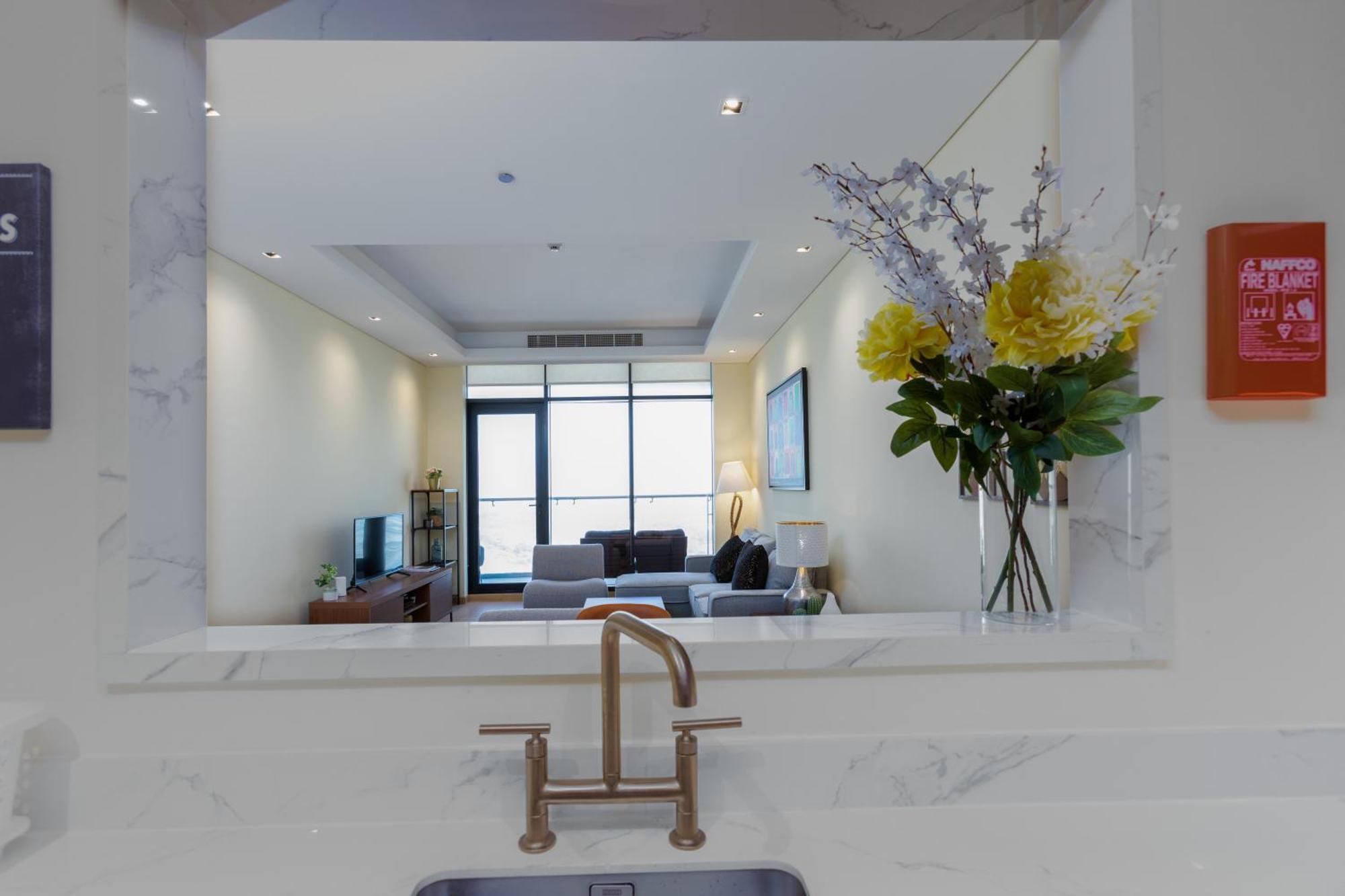 Modern 1Br Apartment, High Floor, Near Dubai Mall 外观 照片